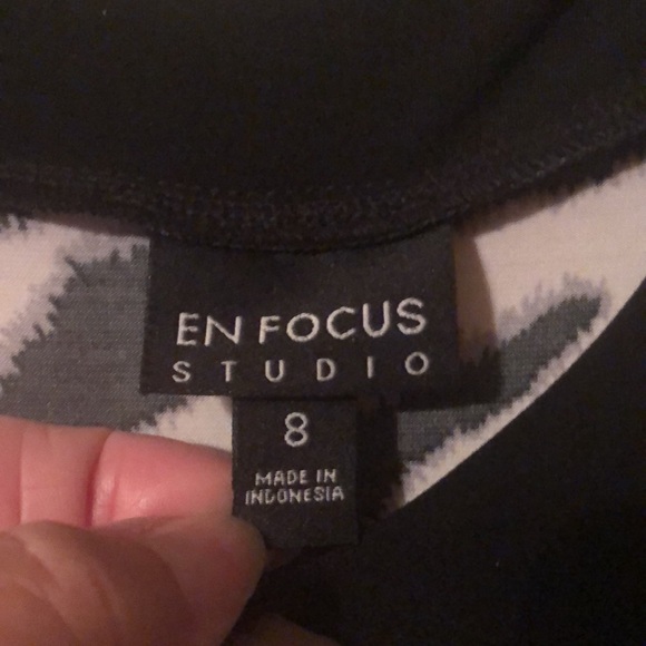 Enfocus Studio Animal Print Sleeveless Dress - Picture 3 of 5